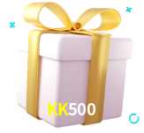 Receba seus bônus de boas-vindas no KK500
